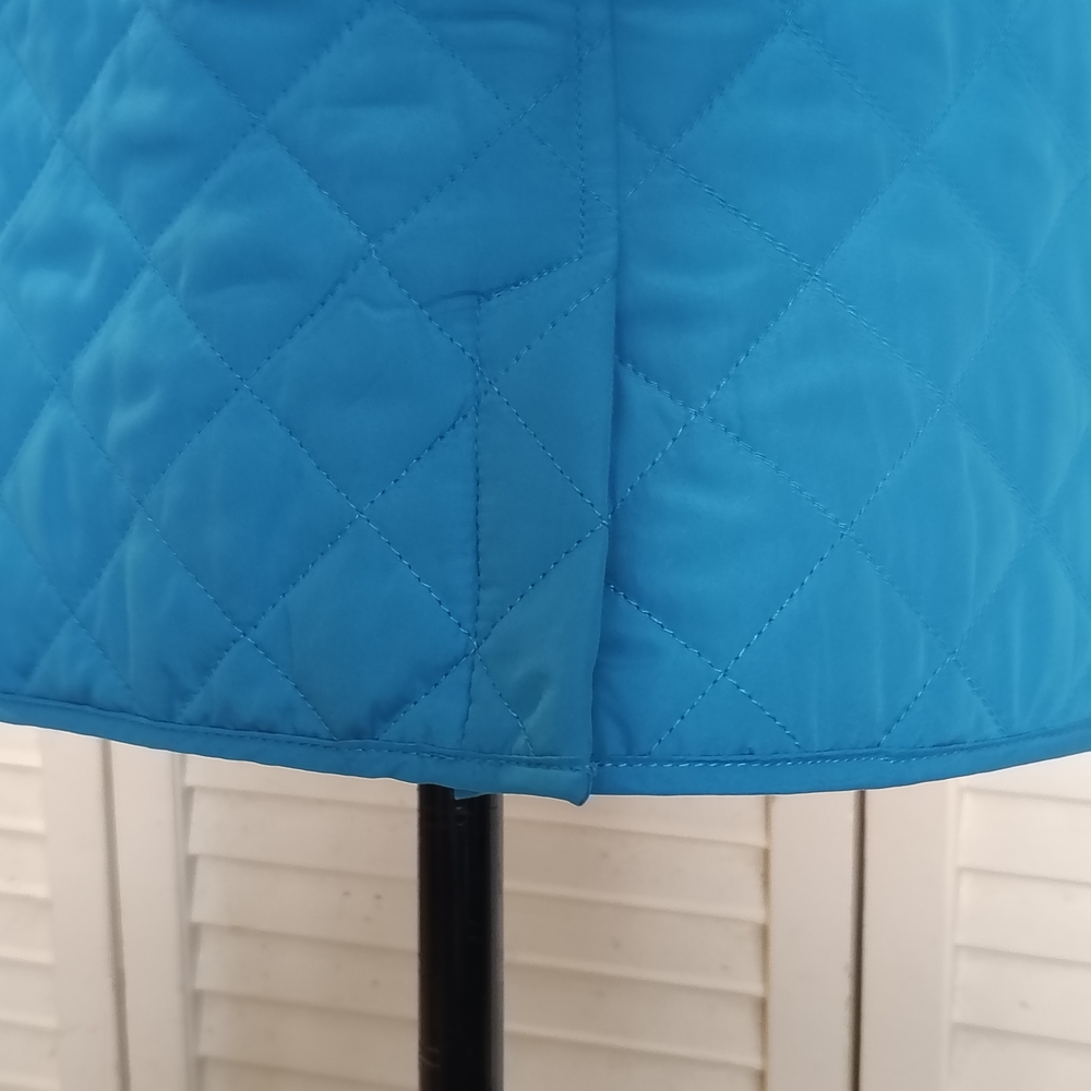 J.Jill Bright Turquoise Blue Quilted Vest Size XS – Like New - Picture 8 of 13